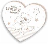 Herding 5440201093 - babybest® Herzkissen Kleiner Lieblingsmensch, 100% Polyester, 33x29 cm