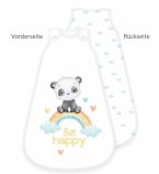 Herding 3385235231 - babybest® Babyschlafsack, Regenbogen Panda, Baumwolle, 90x45cm