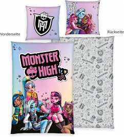 Cover Herding 4427202050 - Bettwäsche Monster High, Baumwolle/Renforcé, 80x80/135x200 cm
