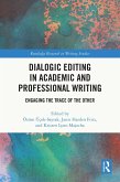 Dialogic Editing in Academic and Professional Writing (eBook, PDF)