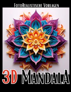 3D Mandala Malbuch ¿Black & White¿ - Schwarze Malbücher, Lucy´s