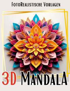 3D Mandala Malbuch ¿Black & White¿ - Schwarze Malbücher, Lucy´s