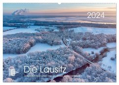 Die Lausitz - Region im Wandel (Wandkalender 2024 DIN A2 quer), CALVENDO Monatskalender - Calvendo;Winzer, Martin