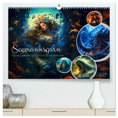 Seemannsgarn - Mythen, Legenden und Geschichten der Seefahrer (hochwertiger Premium Wandkalender 2024 DIN A2 quer), Kunstdruck in Hochglanz