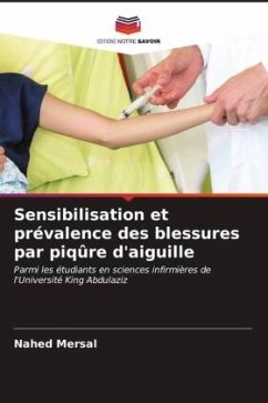 Cover Sensibilisation et prévalence des blessures par piqûre d'aiguille