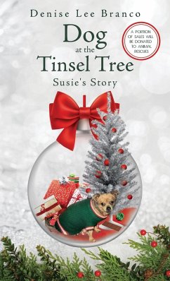 Dog at the Tinsel Tree - Branco, Denise Lee