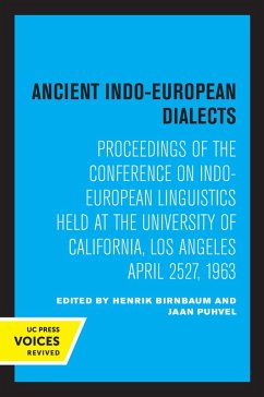 Ancient Indo-European Dialects (eBook, ePUB)