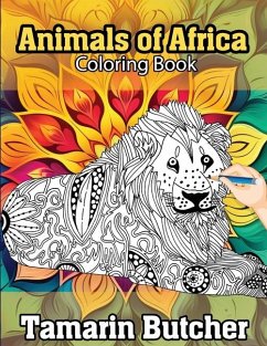 Animals of Africa Coloring Book - Butcher, Tamarin