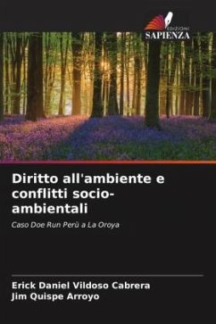 Diritto all'ambiente e conflitti socio-ambientali - Vildoso Cabrera, Erick Daniel;Quispe Arroyo, Jim