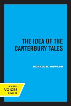 The Idea of the Canterbury Tales (eBook, ePUB) - Howard, Donald R.