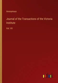Journal of the Transactions of the Victoria Institute