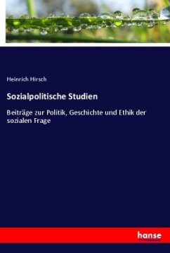 Sozialpolitische Studien - Hirsch, Heinrich