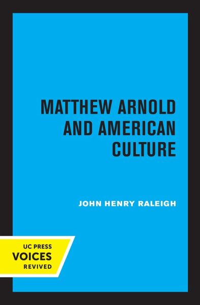 Matthew Arnold and American Culture (eBook, ePUB) Matthew Arnold and American Culture (eBook, ePUB)