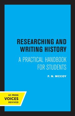 Researching and Writing in History (eBook, ePUB) - McCoy, F. N.