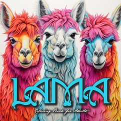 Lama Coloring Book for Adults - Publishing, Monsoon;Grafik, Musterstück