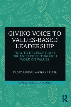 Cover Giving Voice to Values-based Leadership (eBook, PDF)