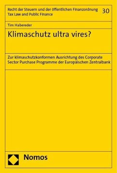 Klimaschutz ultra vires? - Habereder, Tim