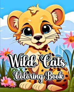 Wild Cats Coloring Book - Caleb, Sophia