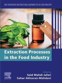 Cover Extraction Processes in the Food Industry (eBook, ePUB)