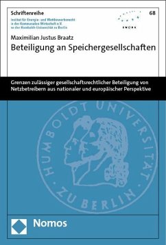 Beteiligung an Speichergesellschaften - Braatz, Maximilian Justus