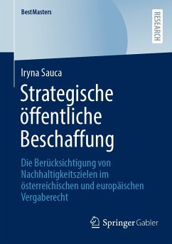 Strategische öffentliche Beschaffung (eBook, PDF) - Sauca, Iryna