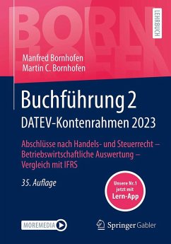 Buchführung 2 DATEV-Kontenrahmen 2023 - Bornhofen, Manfred;Bornhofen, Martin C.