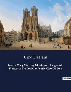 Poesie Mary Wortley Montagu L Usignuolo Francesco De Lemene Poesie Ciro Di Pers - Di Pers, Ciro