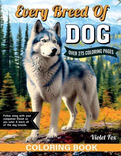 Every Breed of Dog Coloring Book - Fox, Violet