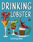 Drinking Lobster Coloring Book