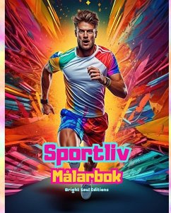 Sportliv   Målarbok för dig som älskar fitness, sport och utomhusaktiviteter   Kreativa sportscener för avslappning - Editions, Bright Soul