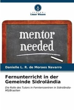 Fernunterricht in der Gemeinde Sidrolândia - Navarro, Danielle L. R. de Moraes