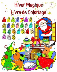 Cover Hiver Magique Livre de Coloriage
