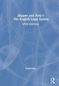 Slapper and Kelly's The English Legal System - Kelly, David
