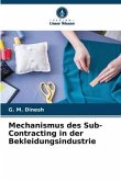 Mechanismus des Sub-Contracting in der Bekleidungsindustrie