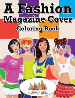 Cover A Fashion Magazine Cover Coloring Book