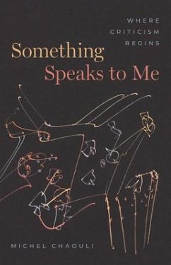 Something Speaks to Me - Chaouli, Professor Michel