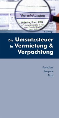 Die Umsatzsteuer in Vermietung und Verpachtung (eBook, PDF) - Huber-Wurzinger, Edith