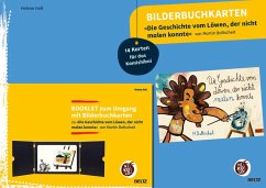 Bilderbuchkarten 'Die Geschichte vom Löwen, der nicht malen konnte' von Martin Baltscheit - Heß, Helena
