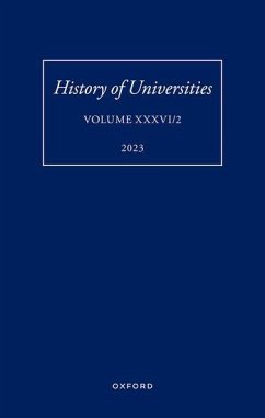 History of Universities: Volume XXXVI / 2 - Feingold, Mordechai