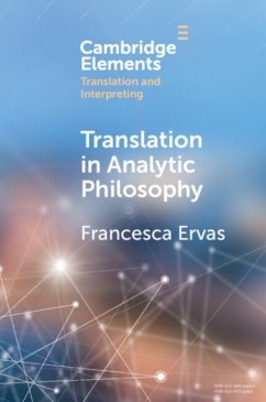 Translation in Analytic Philosophy - Ervas, Francesca (Universita di Cagliari, Sardinia)