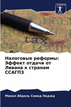 Nalogowye reformy: Jeffekt otdachi ot Liwana k stranam SSAGPZ - Abdel' Samad Nadzhd, Manal
