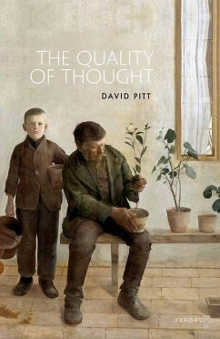 The Quality of Thought - Pitt, David