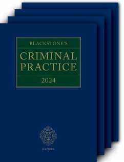 Blackstone's Criminal Practice 2024 (Main Work with All Supplements) - Ormerod Cbe Kc (Hon), David; Perry Kc, David