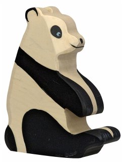 Cover Holztiger 80191 - Pandabär, sitzend, Holz, 12,5 cm