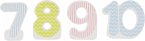 Goki 60705 - Zusätzliche Zahlen 7,8,9,10