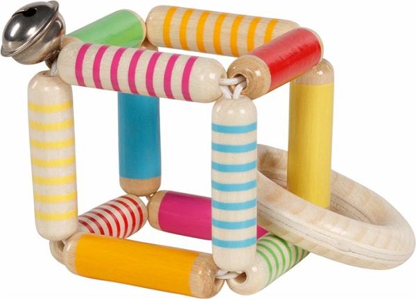 Goki 65194 - Greifling Elastik Würfel Goki 65194 - Greifling Elastik Würfel