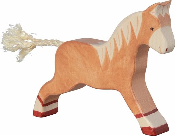 Holztiger 80032 - Pferd, laufend, hellbraun Holztiger 80032 - Pferd, laufend, hellbraun