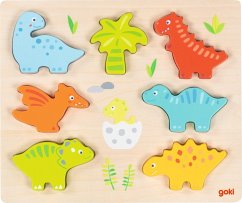 Cover Goki 57360 - Einlegepuzzle Dinosaurier