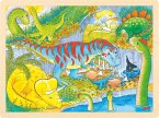 Goki 57724 - Einlegepuzzle Dinosaurier