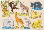 Goki 57829 - Steckpuzzle Afrikanische Tierkinder Goki 57829 - Steckpuzzle Afrikanische Tierkinder